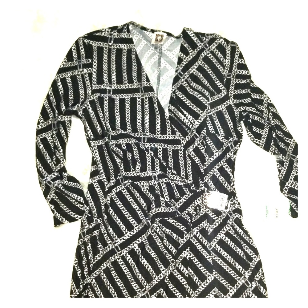 Anne Klein wrapped Dress